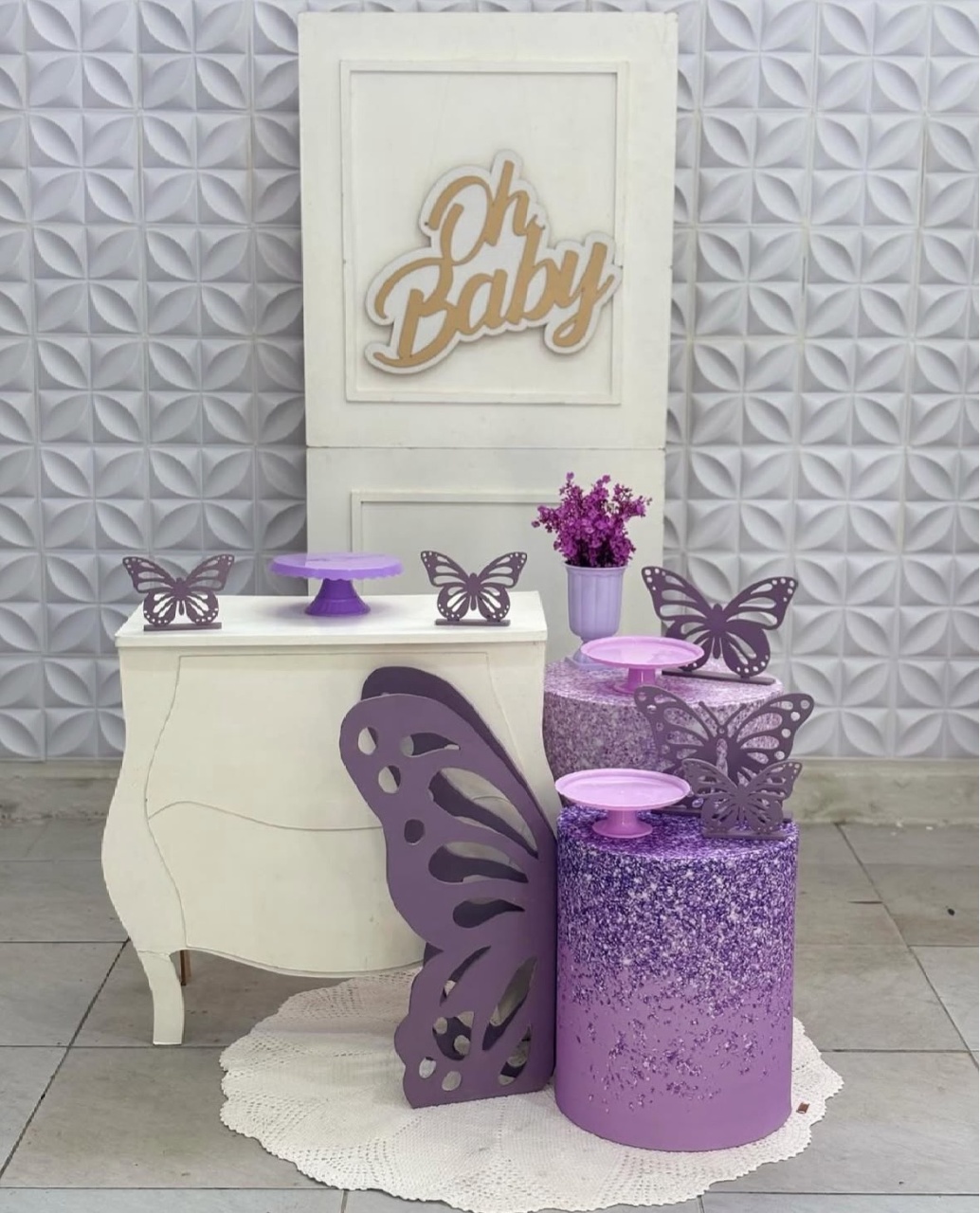 Borboleta Lilas  - Mãe&filhas