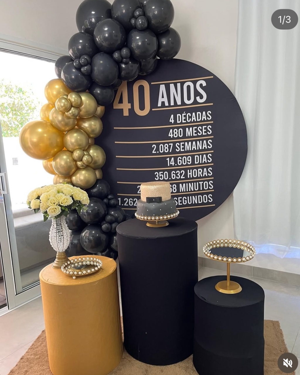 40 Anos Com Baloes - Mãe&filhas