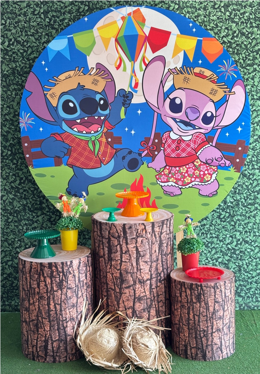 Festa Junina Stitch - Mãe&filhas
