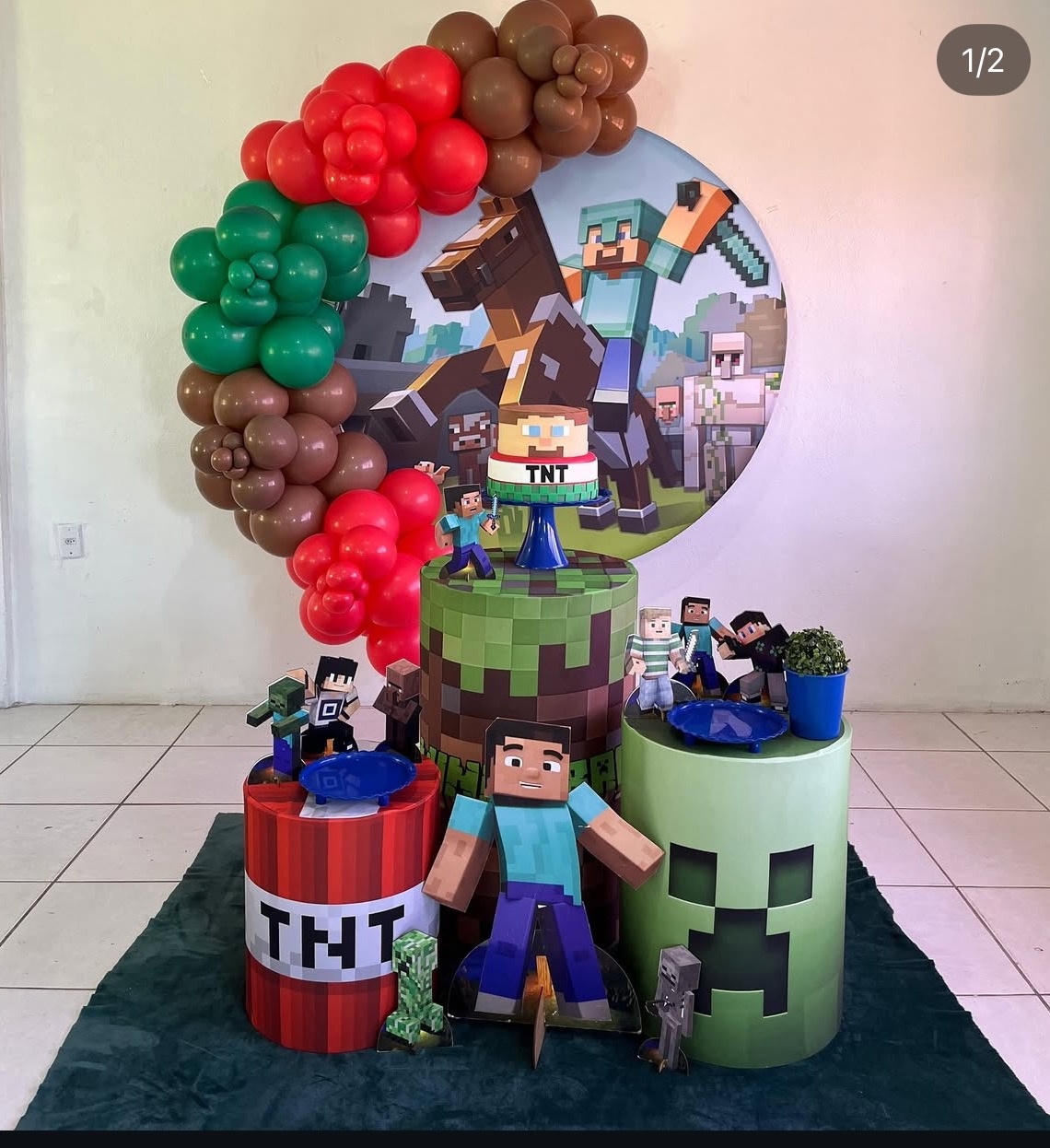 Minecraft Com Baloes - Mãe&filhas