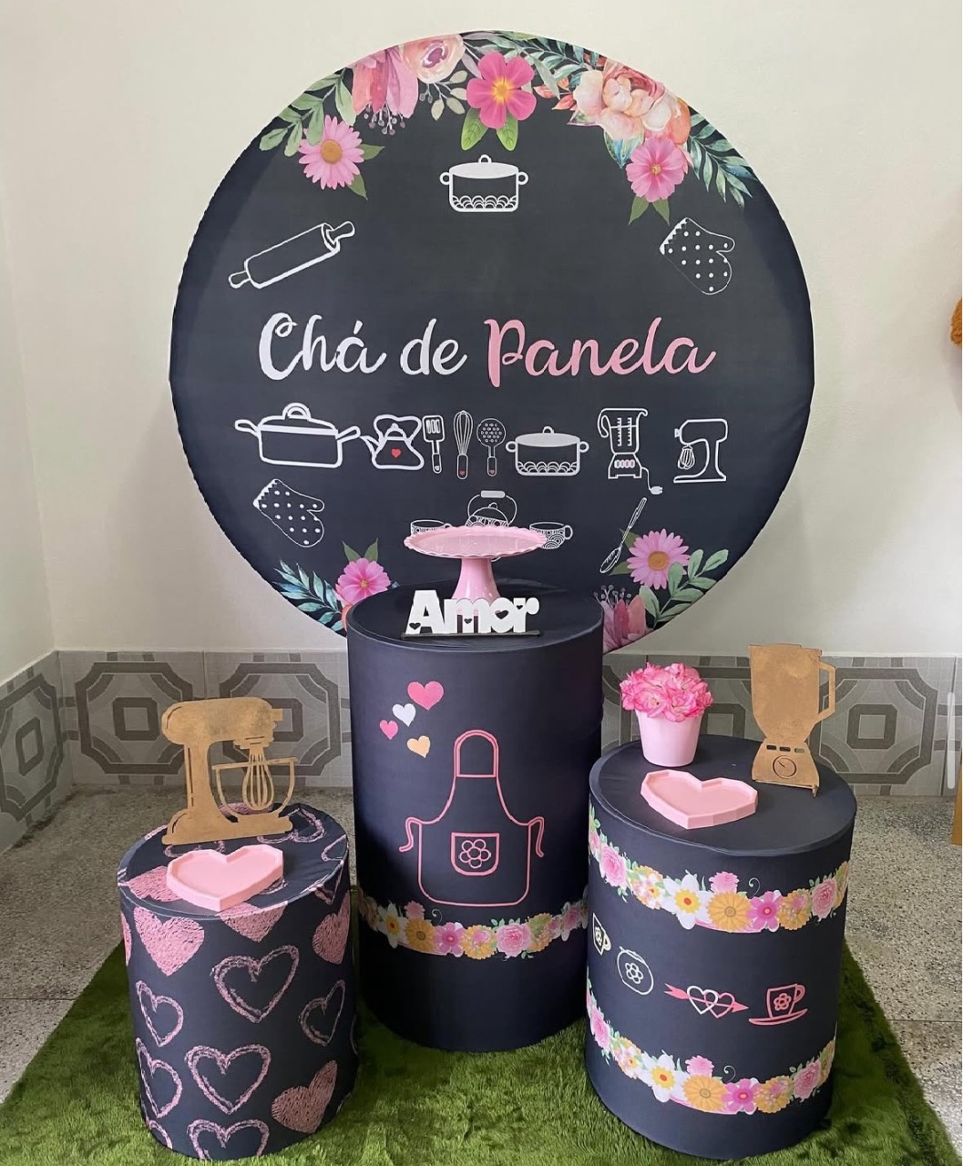 Pm Chá de Panela Preto - Mãe&filhas
