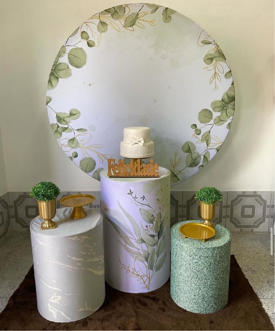 Verde Com Flores  - Mãe&filhas