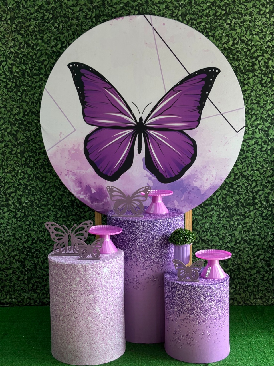 Pm Borboleta Lilás - Mãe&filhas