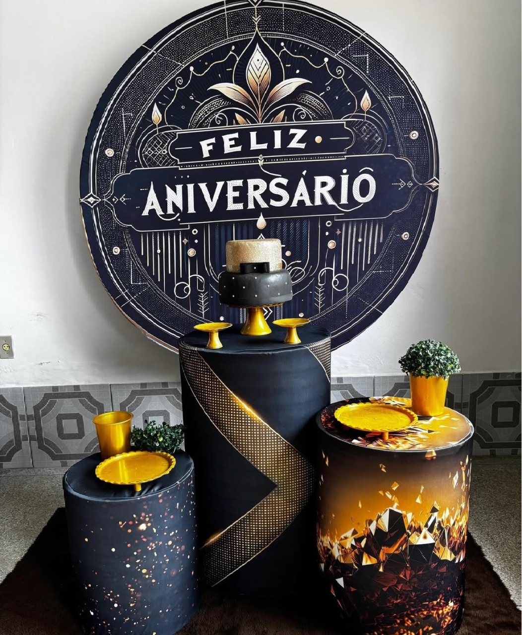 Adulto Feliz Aniversario - Mãe&filhas