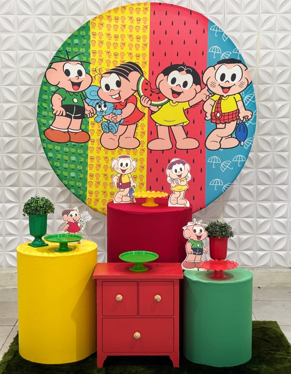 Turma da Mônica Com Cômoda  - Mãe&filhas