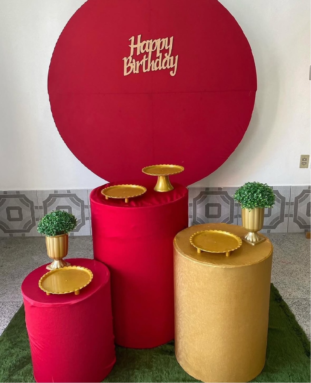 Happy Vermelho Liso  - Mãe&filhas