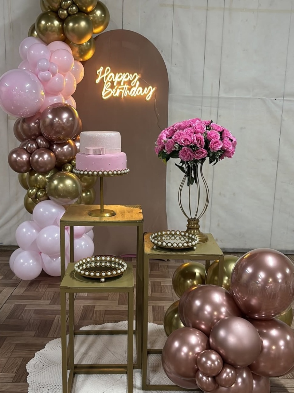 Trio Ferro Rose Com Dourado - Mãe&filhas