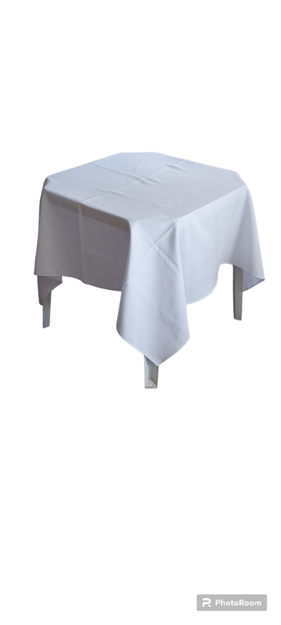 Toalha Oxford 1,50X1,50 Branca - ADAELSON LOCAÇÕES