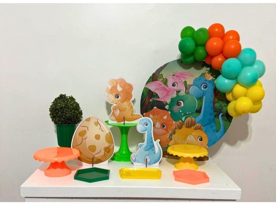 Mini Kit Dinossauros Baby - CRISOLIVEIRA FEST