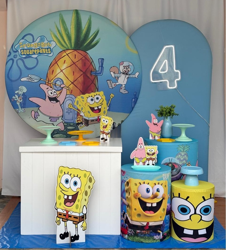 Kit Bob Esponja 03 - CRISOLIVEIRA FEST