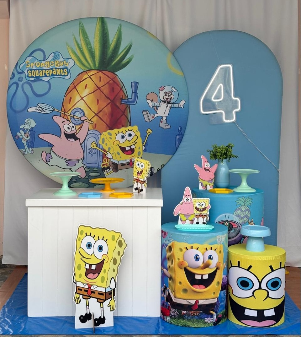 Kit Bob Esponja Modelo 03 - CRISOLIVEIRA FEST