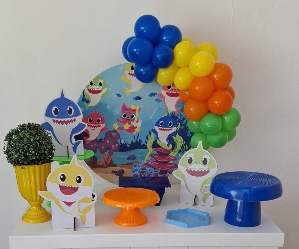 Mini Kit Baby Shark Menino - CRISOLIVEIRA FEST