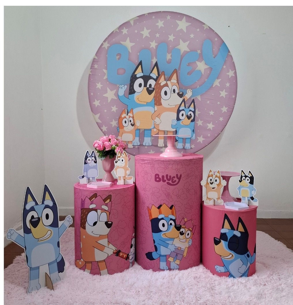 Kit Bluey E Bingo  Formato 01 - CRISOLIVEIRA FEST