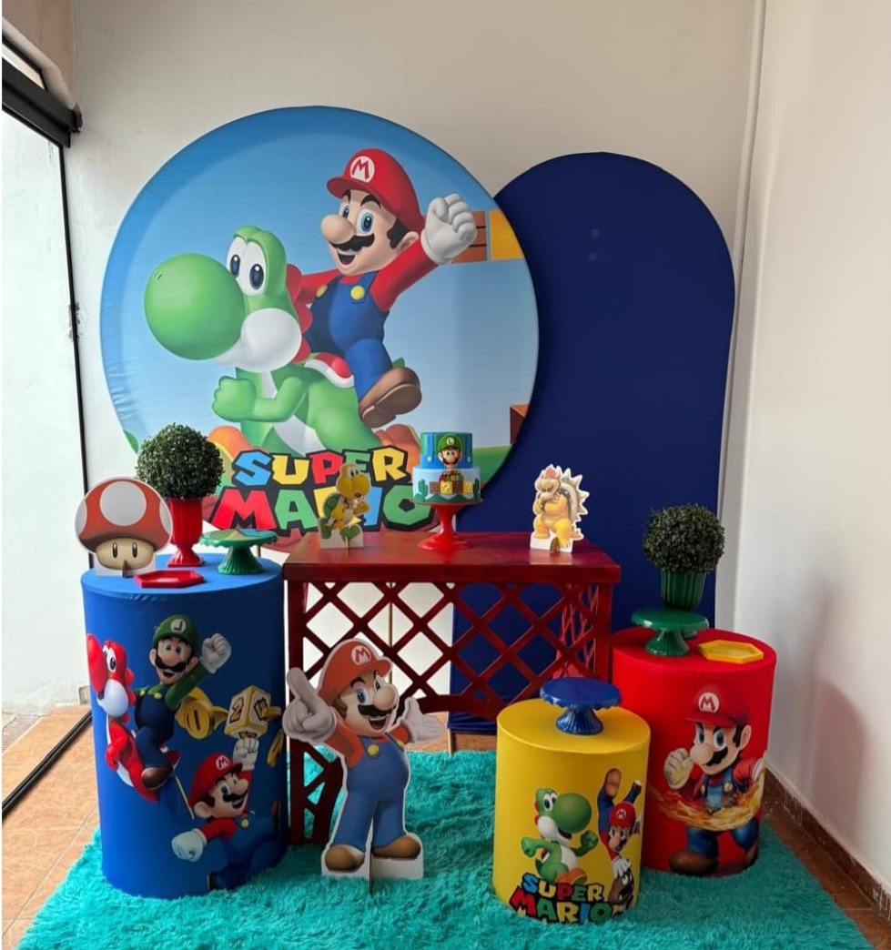 Kit Mario Bros  Formato 03 - CRISOLIVEIRA FEST