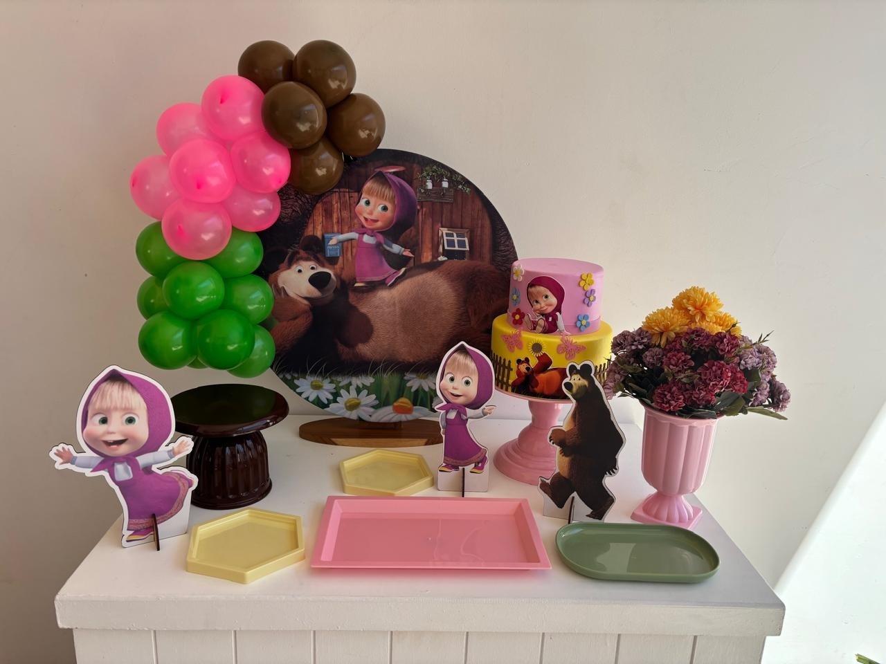 Mini Kit Marscha E Urso - CRISOLIVEIRA FEST