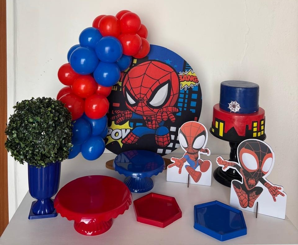 Mini Kit Homen Aranha Cut - CRISOLIVEIRA FEST