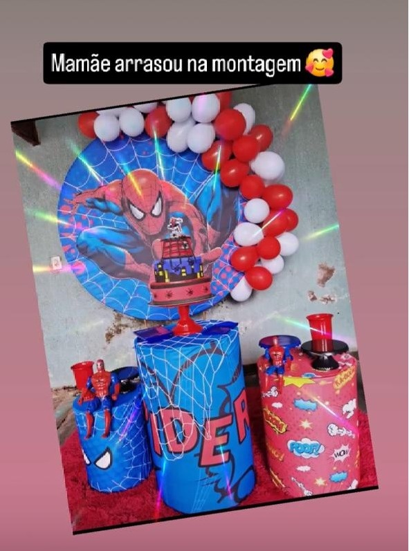 Montagem Do Cliente / Kit Homem Aranha - CRISOLIVEIRA FEST