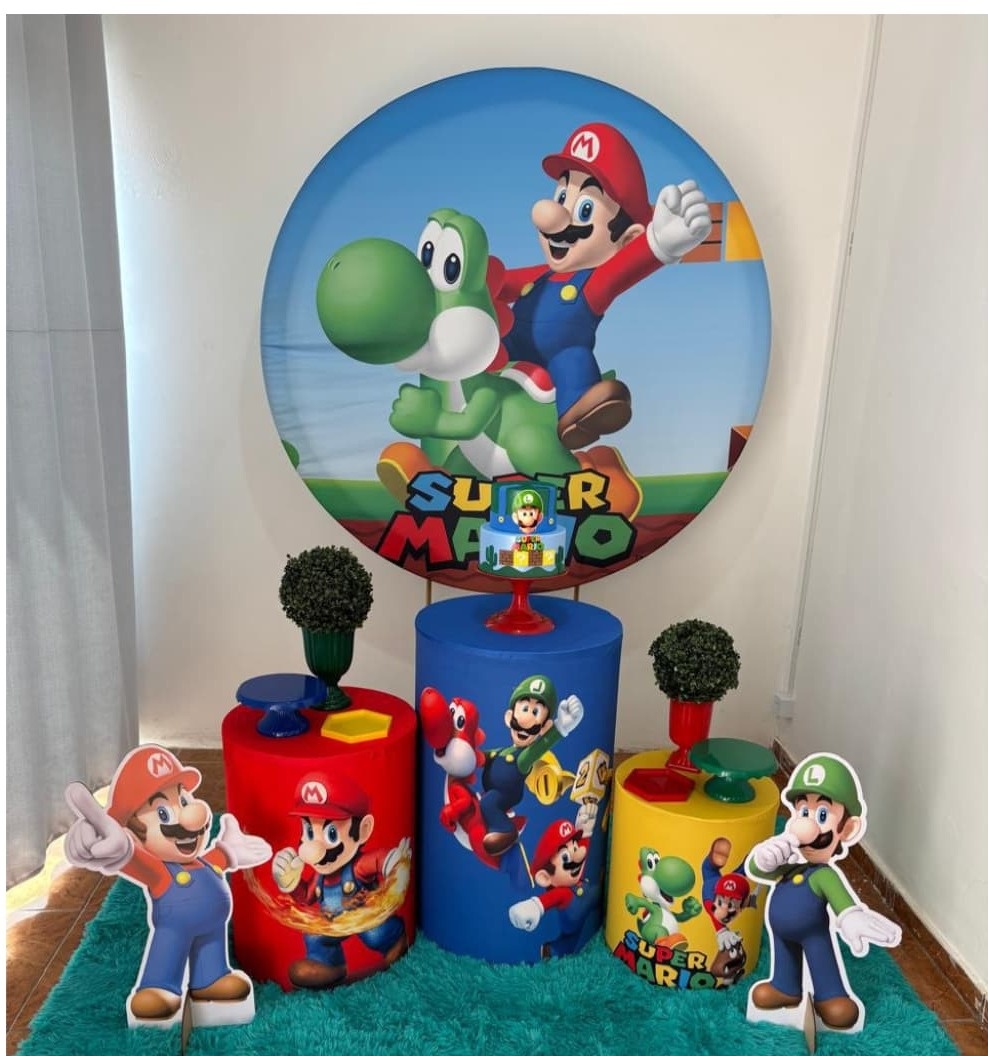 Kit Super Mario Bros Formato 01 - CRISOLIVEIRA FEST