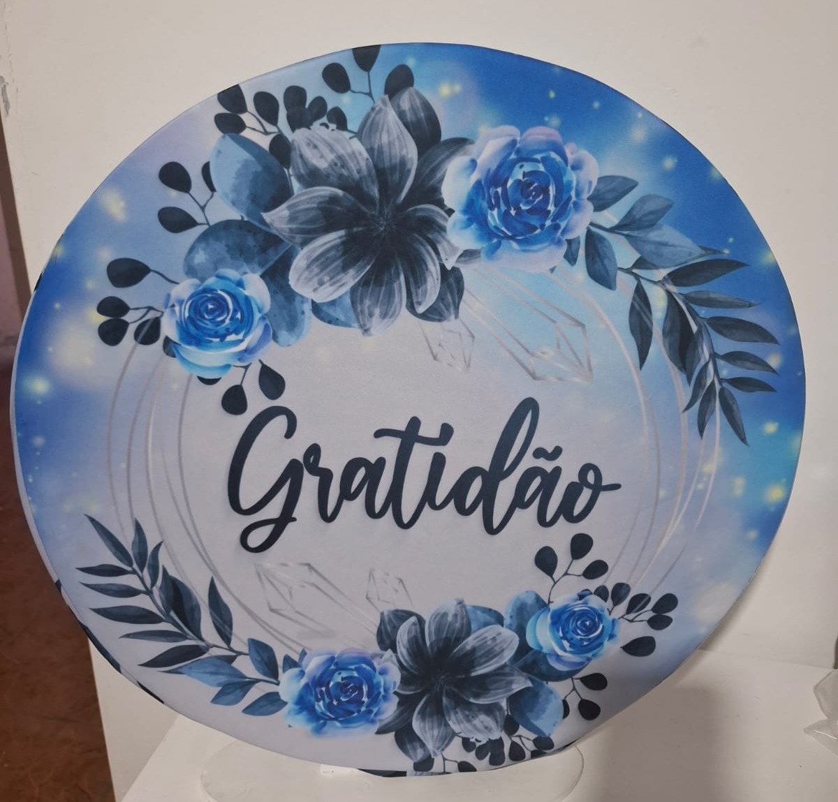 Mini Kit Gratidao Flores Azul - CRISOLIVEIRA FEST