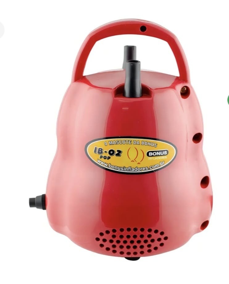 Inflador de Baloes Lb-02 Pop2 ,Bicos Profissional Bonus Vermelho ,De 127 V ,Vermelho /Semi Novo Em Boas Condiçoes de Uso. - CRISOLIVEIRA FEST