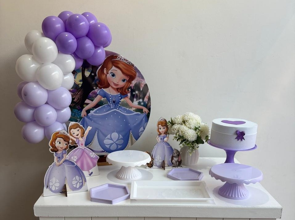 Mine Kit Mesa Princesa Sofia - CRISOLIVEIRA FEST