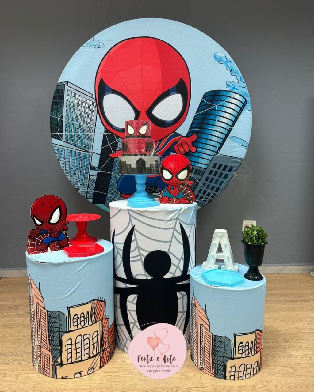 Homem Aranha Baby - Festa e Arte Decorações
