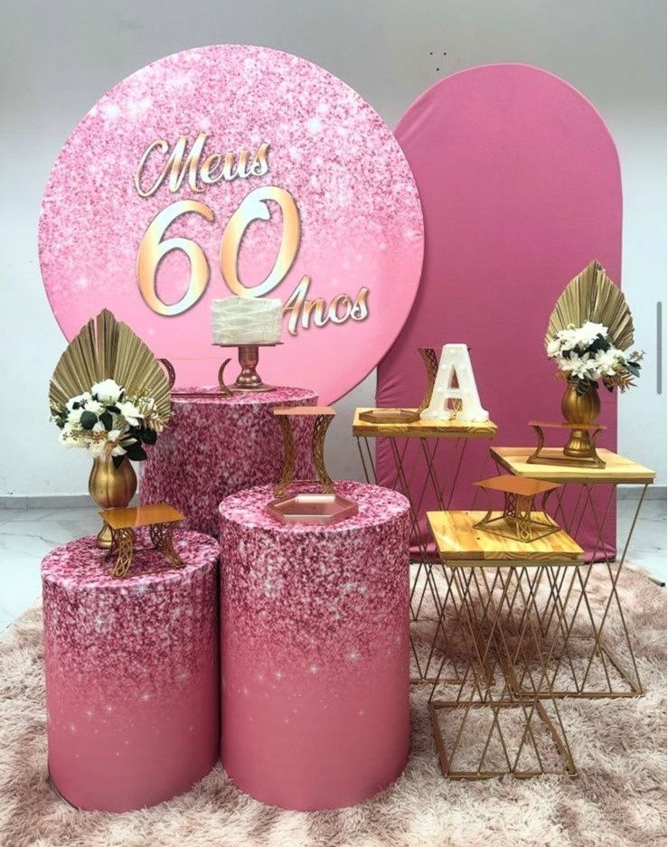 60 Anos - Luxo  - Festa e Arte Decorações