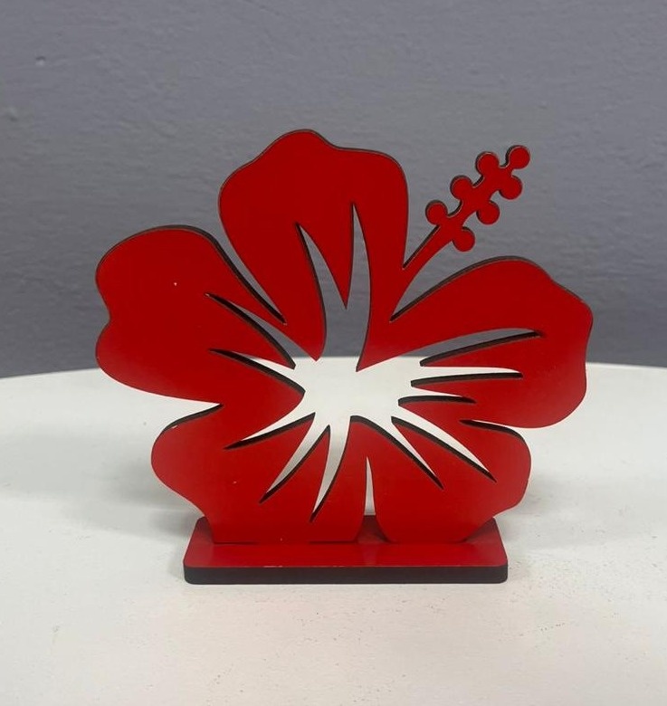 Display 3D - Flor Tropical (Stitch) - Festa e Arte Decorações