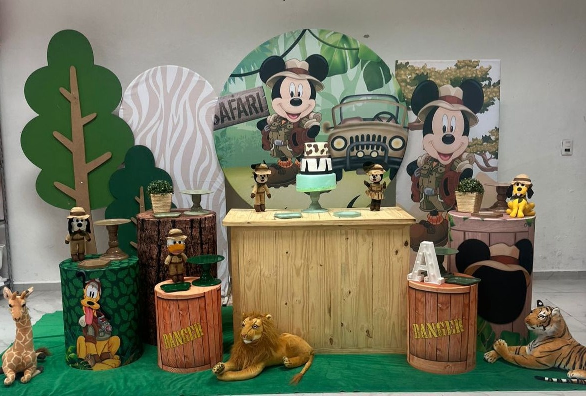 Mickey - Safari  - Festa e Arte Decorações
