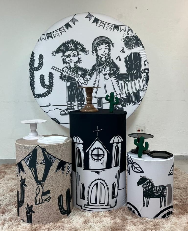 Festa Junina - Xilogravura - Festa e Arte Decorações