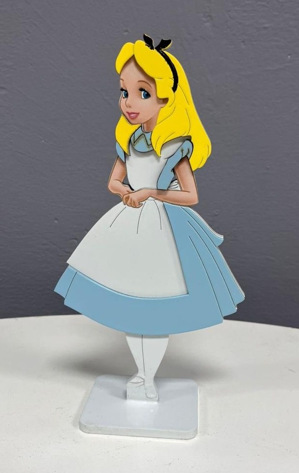 Display 3D - Alice (Alice No País das Maravilhas) - Festa e Arte Decorações