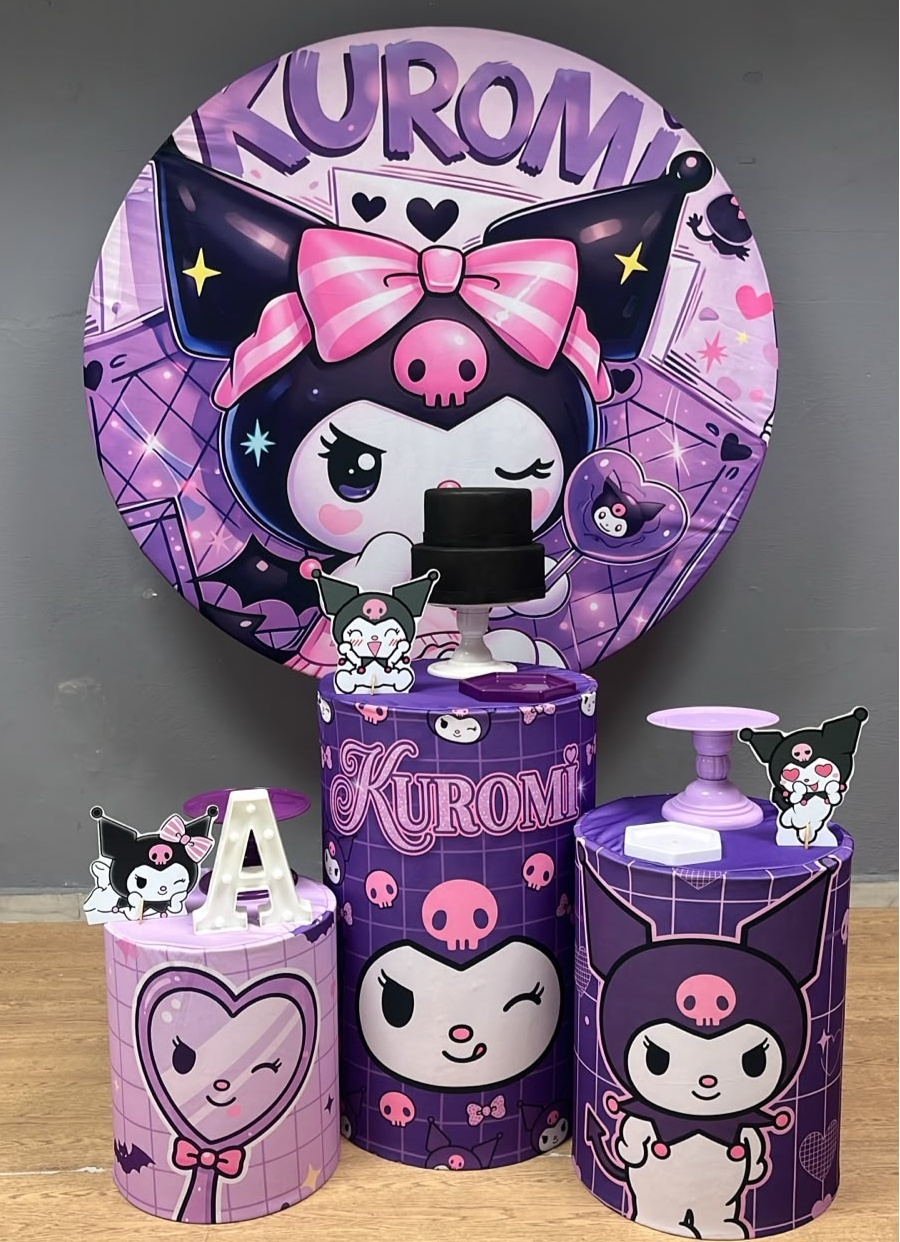 Kuromi (Hello Kit) - Festa e Arte Decorações