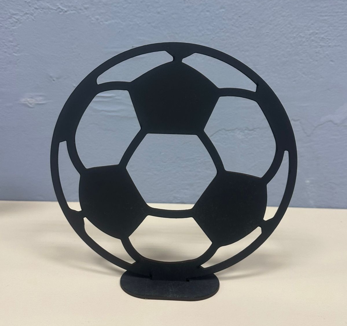 Display 3D - Bola de Futebol Vazada - Festa e Arte Decorações