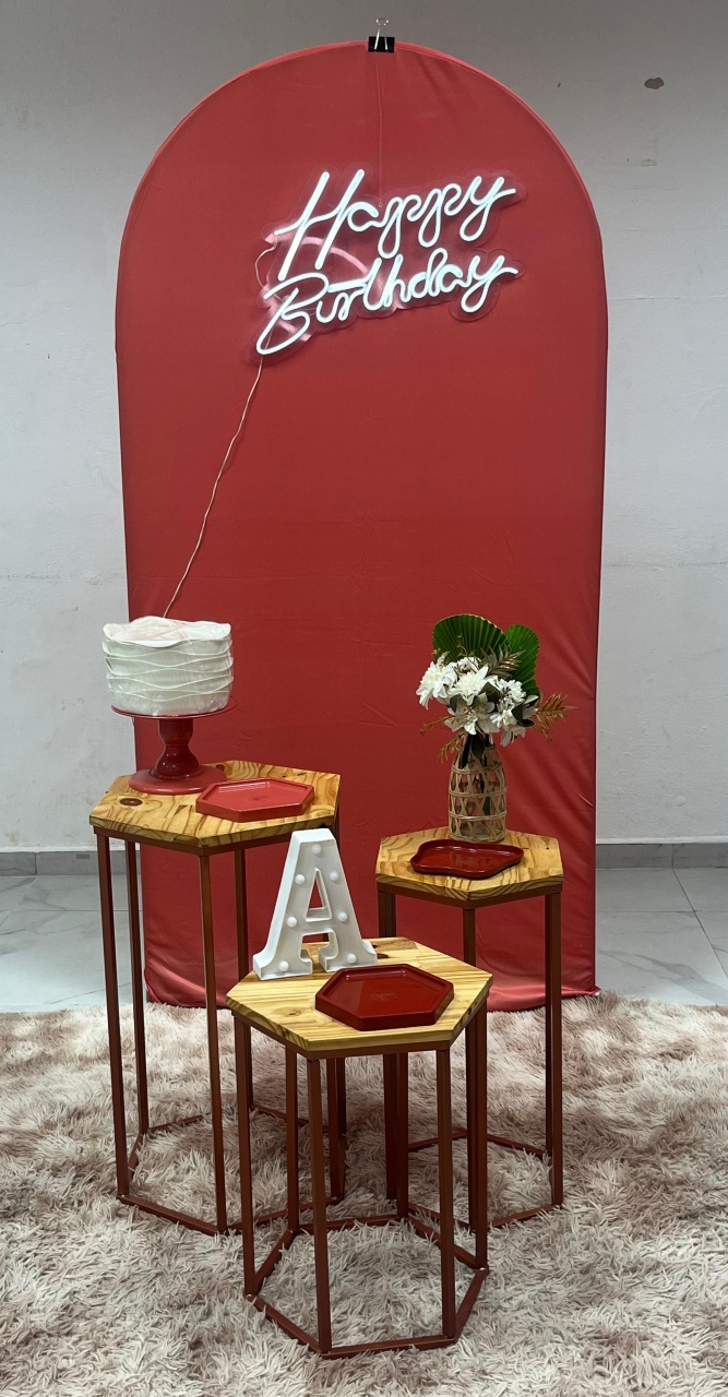 Luxo L - Terra Cota  - Festa e Arte Decorações