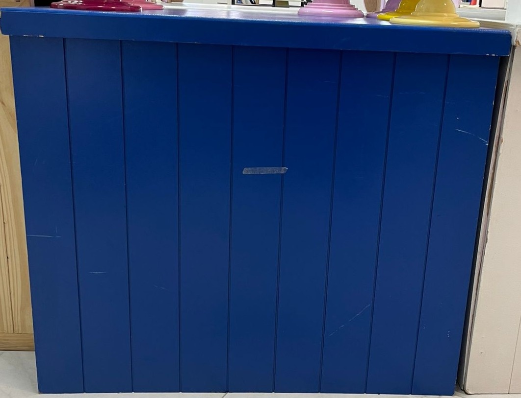 Mesa Frisada - Azul  - Festa e Arte Decorações