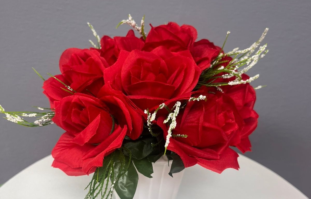 Flor - Rosas Vermelha - Festa e Arte Decorações