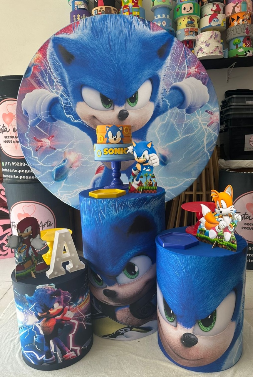 Sonic - Festa e Arte Decorações