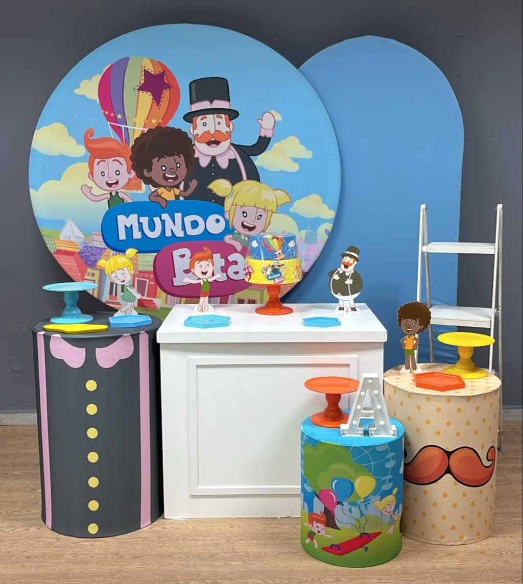 Mundo Bita - Ouro - Festa e Arte Decorações
