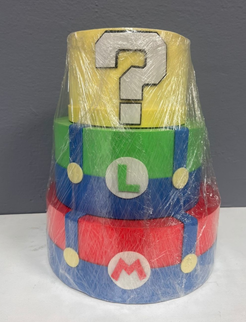 Bolo Fake - Super Mário Bross - Festa e Arte Decorações