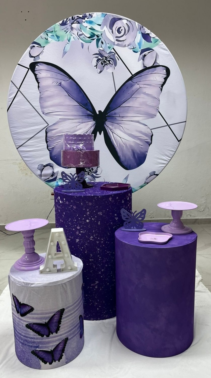 Borboleta - Roxa - Festa e Arte Decorações