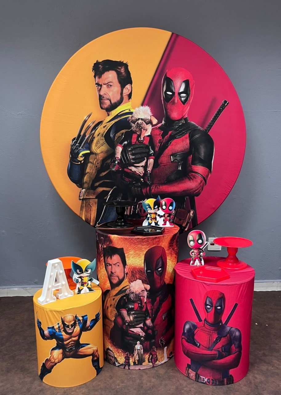 Wolverine E Deadpool - Festa e Arte Decorações