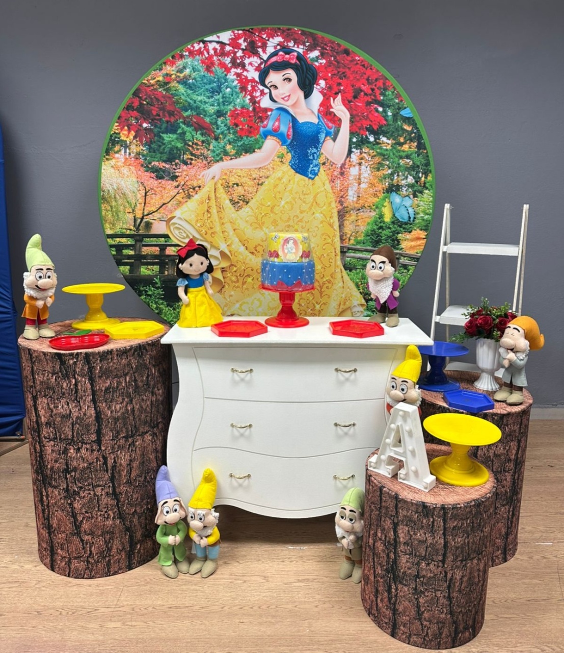 Branca de Neve - Prata - Festa e Arte Decorações