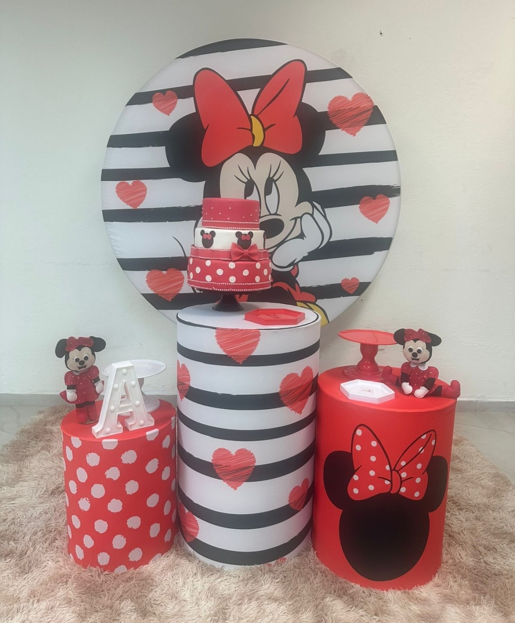 Minnie Vermelha - Festa e Arte Decorações