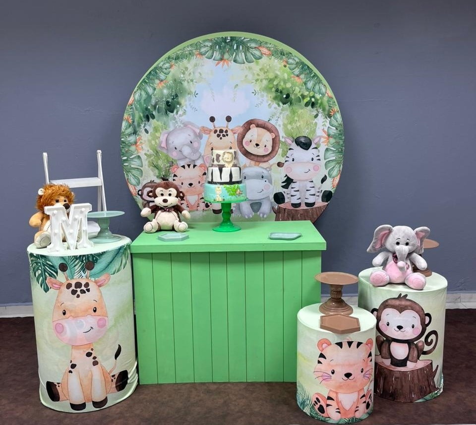 Safari - Prata  - Festa e Arte Decorações