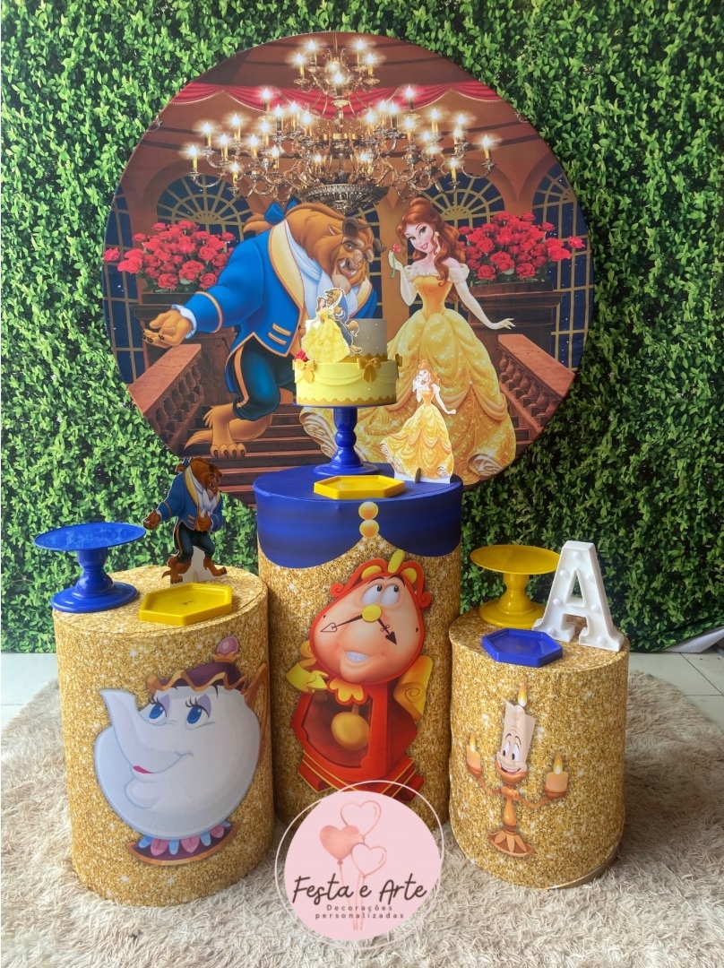 A Bela E A Fera - Festa e Arte Decorações