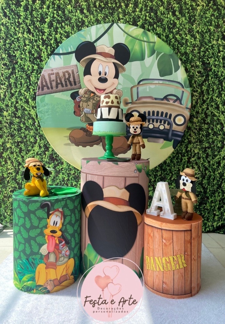 Mickey Safari - Festa e Arte Decorações