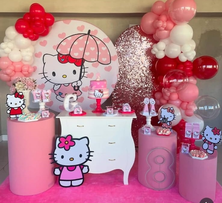 Hello Kit - Ouro  - Festa e Arte Decorações