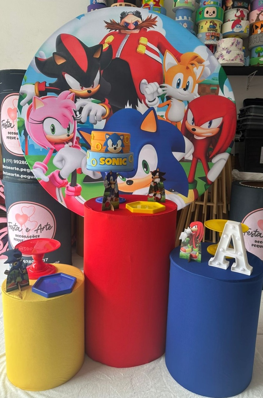 Sonic Ll - Festa e Arte Decorações