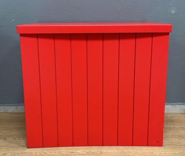 Mesa Frisada - Vermelha  - Festa e Arte Decorações