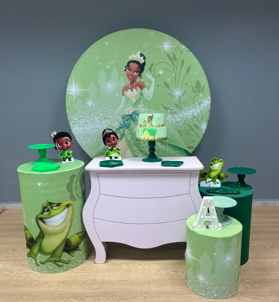 A Princesa E O Sapa - Prata  - Festa e Arte Decorações